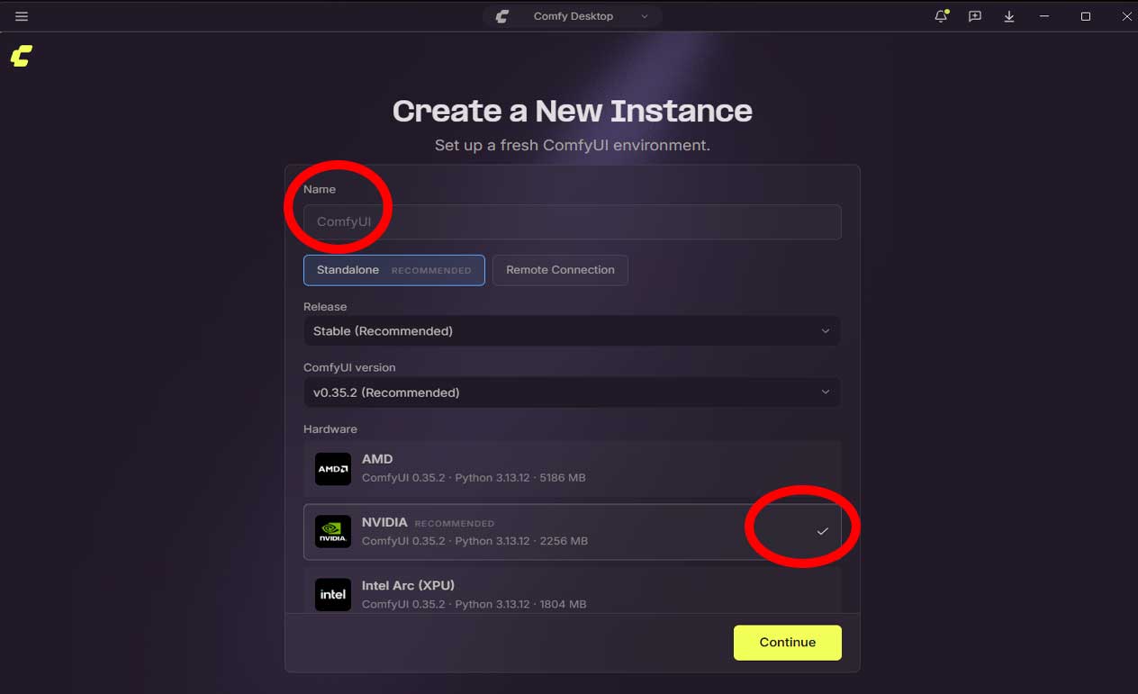 تنظیمات GPU در ComfyUI Desktop