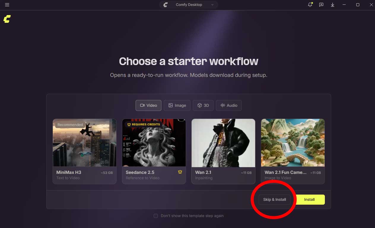 تنظیمات GPU در ComfyUI Desktop